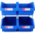 工孚 货架零件盒收纳盒加厚组合式塑料斜口工具盒 140*105*75mm 单位：个