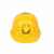 劳保佳 劳保安全帽 太阳能风扇帽 防晒降温工地安全帽 带风扇防护ABS安全帽 黄色太阳能帽