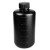 RUI QI  HDPE黑色大口刻度试剂瓶 塑料大口瓶塑料小口瓶 防紫外线液体瓶 小口 1000mL
