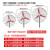 量迪风扇叶工业电风扇叶片通用原装叶子铝叶塑料叶配件 650mm塑胶三叶