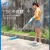 CT施达硬毛刷洗地刷户外道路院子扫把扫地刷清洁刷配1.4m伸缩杆47cmTM-CFB 047B