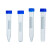 惠利得（HUILIDE）EP管种子瓶圆底尖底离心管微量实验室种子瓶样品瓶螺口塑料离心管刻度管 15ml蓝色螺口圆底 50个装