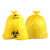 金诗洛 K5607 (50只)生物危害垃圾处理袋 耐高温防刺穿医疗废弃物垃圾袋 黄色80*100