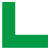 共泰 LG02警示6S四角定位贴 桌面6S管理定位贴纸5*2cm 绿色L型 50个