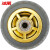 冰禹 BYlj-338 橡胶脚轮轻音轮 拖车轮 小推车平板车轮子 轻型5寸 单轮（2个） 