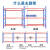 定制加厚1T/层重型托盘货架  大型仓储高位仓库库房工业承重货架 主架 内径长2500*宽1000*高3000*2层