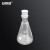 安赛瑞 玻璃三角烧瓶（2个装）螺纹口三角瓶直口锥形瓶实验室仪器300ml 含胶塞 600439