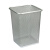 南 GPX-75 方锥形废纸桶 银灰色 商用酒店宾馆客房 南方垃圾桶 房间桶 果皮桶