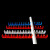 诺安跃 PVC红电工穿线管U型塑料固定水管排卡10位连排 拼装卡 迫码  30根起批 16排卡10位蓝色（宽位） 3天