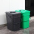手提垃圾分类垃圾桶大号过滤网商用厨房专用厨余带盖拉圾筒20 10L手提绿色
