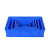 华昊创久 长方形塑料盒零件盒物料周转箱螺丝物流箱配件收纳箱药品盘选盖子 加厚400*300*230mm（默认发蓝色）