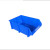 零件盒塑料组合式收纳盒物料盒组立元件盒螺丝配件工具盒储物盒斜 C1#蓝610*410*220