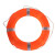 援邦 防汛成人救生圈船用专业救生浮圈实心游泳泡沫圈 救生圈-成人橙色包布泡沫款