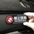 创意个性亚克力私家车内禁止吸烟提示牌滴滴车提醒请系好安全带车 (黑色)禁止吸烟 14x5cm