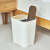 科力邦（Kelibang） 分类垃圾桶 干湿分离厨余垃圾按压双盖垃圾桶 带盖18L办公卫生间纸篓 KB1019 米白