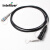 intefiber【因特光】j599-TBE001两芯10米野战光缆连接器 航空接头光缆转接线