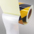 惠利得 地板工程交通警示线PET汽车贴广告标示警示胶带黑黄斜纹反光胶带 黑黄5.0cm*45.7米