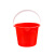 适用于百货红色油漆桶鸡蛋喜蛋小红桶塑料水桶涂刷儿童调漆桶工业 中号有盖3升无提手