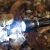克里茨铝合金强光手电筒led充电K31伸缩调焦礼品手电筒多功能照明 黑色一电池