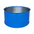 君御 消防演习桶 蓝色桶无盖 加厚大容量消防训练桶篝火演习器材防锈 蓝色无盖无字30X60CM/0.8MM