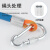 SHANDUAO 高空作业安全绳套装 户外安装空调工地施工作业保险绳SD232钢丝内芯 10mm直径（10米）橘色