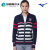 美津浓（MIZUNO）高尔夫服装女士毛衣秋冬款golf拉链开衫保暖外套 52MC6W02-14深蓝色 M
