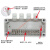 惠利得分线盒电线 户外防水接线盒带端子ABS塑料防水盒10P20P30P电缆分 ZG-F1-15P-200*120*75