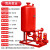 消防泵水泵 增压稳压设备喷淋泵立式单极离心泵消火栓泵3CF包验收 桔红色 250A双电源控制柜
