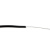 BOWERY扎丝0.55mm黑色15CM长扁形电镀锌包塑铁丝捆绑线葡萄藤架绑扎带 1000根/包 1包