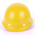 飞迅 透气安全帽 工地建筑工程 施工领导头盔 式 经济透气款 黄色 