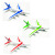 WESIPI仿真飞机合金模型a380航空苏34战斗机客机灯光回力儿童玩具 中国东方航空