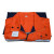 御林铁卫YL-6045橙色拼蓝色五代拼色春秋款工作服套装 橙拼蓝色 170/L