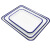 比鹤迖 BHD-6006 实验室长方形托盘白色瓷方盘 搪瓷盘38×50 1个