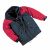 代尔塔/Deltaplus405321时尚春亚纺二合一防寒服PVC涂层新雪丽保暖填充物RO-红色XXL1件