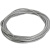 得豫工品 镀锌钢丝绳 银白色 防锈镀锌钢丝绳 十米价 单位：卷  镀锌6mm 