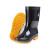 柯瑞柯林FPB030N中筒雨靴户外PVC牛筋底防滑耐磨单鞋款黑色43码1双装
