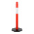 稳斯坦 WST202 警示柱 塑料反光道路隔离柱 交通设施 防撞柱路桩 路障柱(80cm-不倒翁)