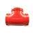 美棠 沟槽管件 水管配件 正三通 等径三通 规格齐全 一个价 可定制 红 89