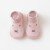 透气童鞋室内婴儿鞋子软底学步鞋厚底宝宝袜鞋外穿一脚蹬宝宝鞋袜 卡通粉色 内长14.5cm(24/25码)