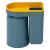 金诗洛 K5654 (2个)挂墙式置物收纳架 卫生间浴室漱口刷牙杯收纳盒沥水置物架 蓝色