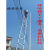 定制适用8米伸缩梯铝合金梯子7米升降梯单面直梯登高梯工程梯收缩 单面7米+钩子