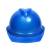 诺瑞斯安ABS工地安全帽V型透气头盔国标防砸劳保头盔施工监理定制logo印字 蓝色