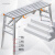 安达通 折叠马凳梯 可升降调节加厚装修工程梯平台梯子 1.6*30双支撑 网面