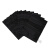 ONEVAN黑色自封袋(100只）不透光密封袋 PE避光包装袋 防尘防水化工原料封口袋 黑色自封袋 6*8cm(13丝)