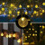 魔小宅（MOXIAOZHAI） 太阳能气泡球灯串窗帘灯户外太阳能庭院太阳能庭院灯防水太阳灯 5米20灯（1.8cm气泡球） 暖白