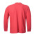 圣大保罗男装秋冬款休闲衫合身全棉纯色舒适长袖T恤Polo领男士打底衫上衣 红色F3 170/88B(L)50