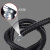 创优捷 包塑金属波纹软管 NJ25 内径25mm 黑色 1米 国标加厚阻燃镀锌电线电缆保护套管