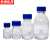 京洲实邦 实验室密封蓝盖试剂瓶【1个棕色500ml】ZJ-1181