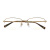Chopard萧邦眼镜框男款轻奢商务钛材近视眼镜架VCHG10J 0100 镀黄金 54mm