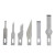 适用铲胶刮胶刀片平口铲刀4A#16号4号11号17号BSD雕刻刀 3#刀片(110片)